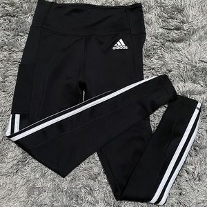 Adidas Classic Striped Tights/Leggings